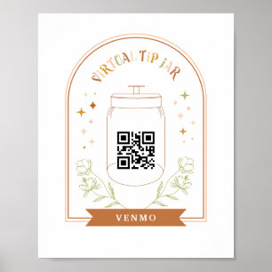 Póster Sugerencia virtual Jar Scan QR Código Aplicación d