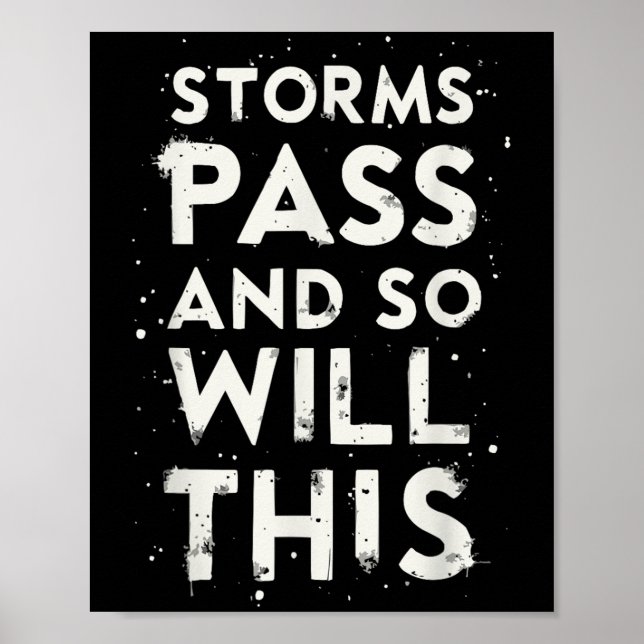 Póster Suicide Awareness Depression Anxiety Mental Health (Frente)
