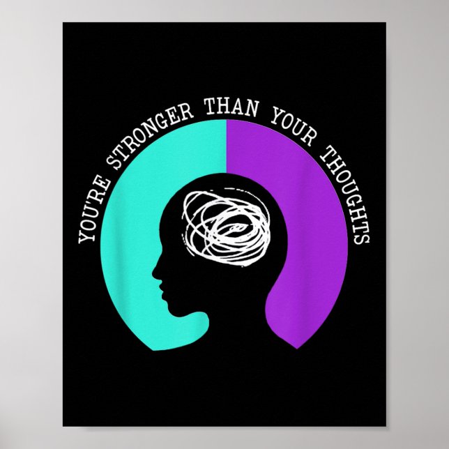 Póster Suicide Awareness Suicide Prevention Suprt Survivo (Frente)