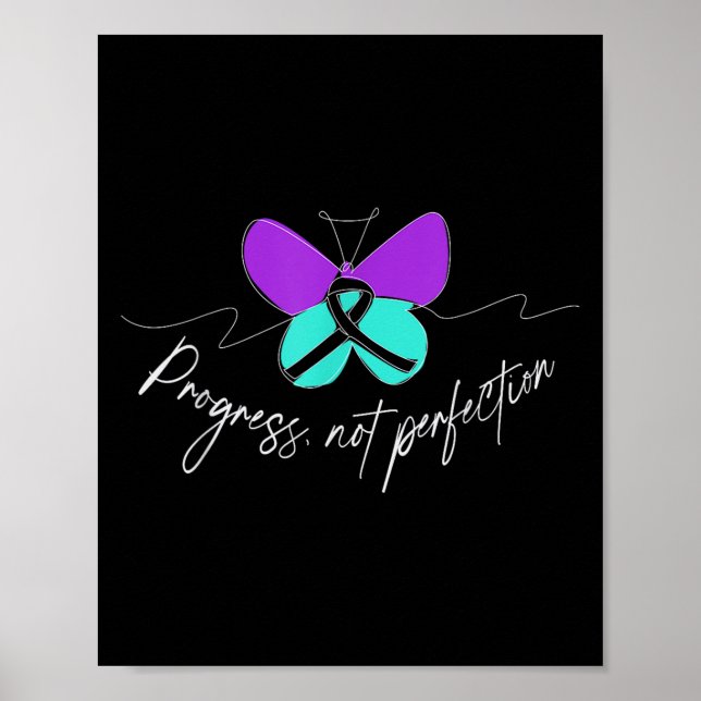 Póster Suicide Awareness Suicide Prevention Suprt Survivo (Frente)