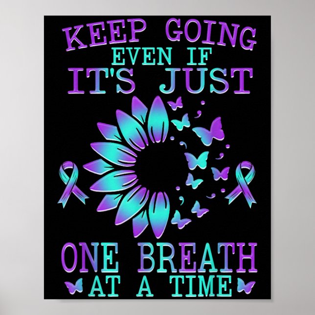 Póster Suicide Awareness Suicide Prevention Suprt Survivo (Frente)