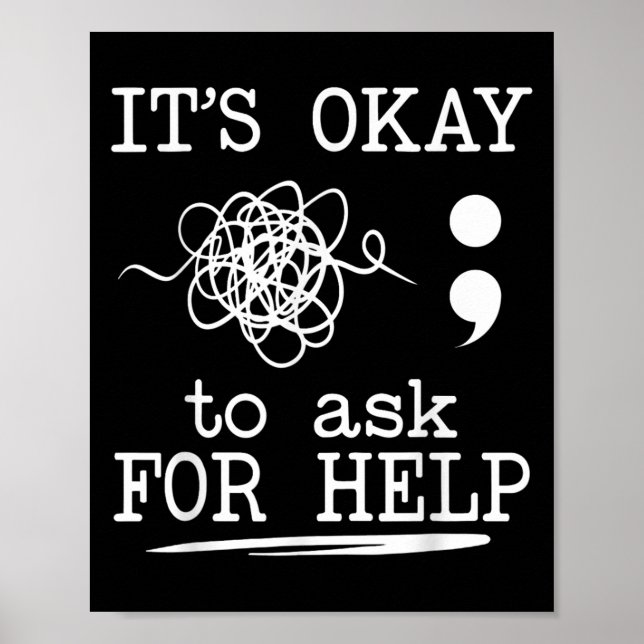 Póster Suicide Awareness Suicide Prevention Suprt Survivo (Frente)