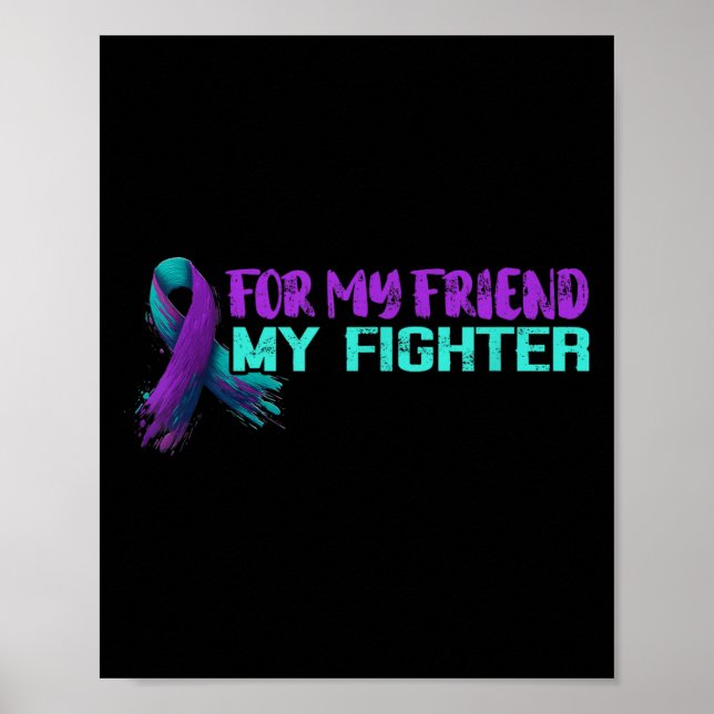 Póster Suicide Awareness Suicide Prevention Suprt Survivo (Frente)