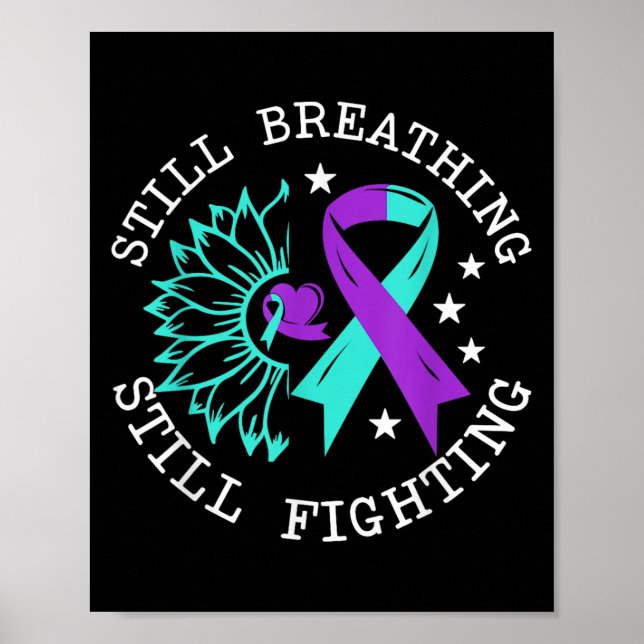 Póster Suicide Awareness Suicide Prevention Suprt Survivo (Frente)