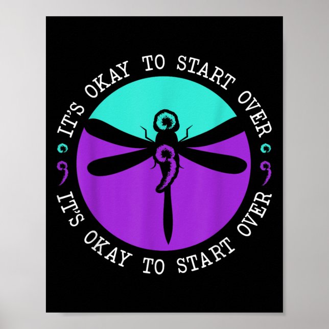 Póster Suicide Awareness Suicide Prevention Suprt Survivo (Frente)