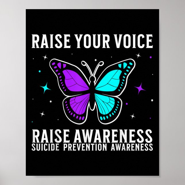 Póster Suicide Awareness Suprt Suicide Prevention Awarene (Frente)