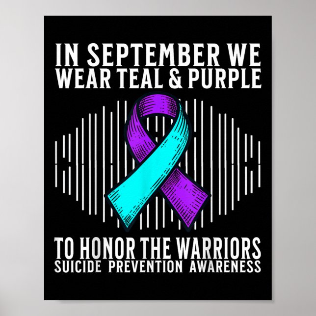 Póster Suicide Awareness Suprt Suicide Prevention Awarene (Frente)