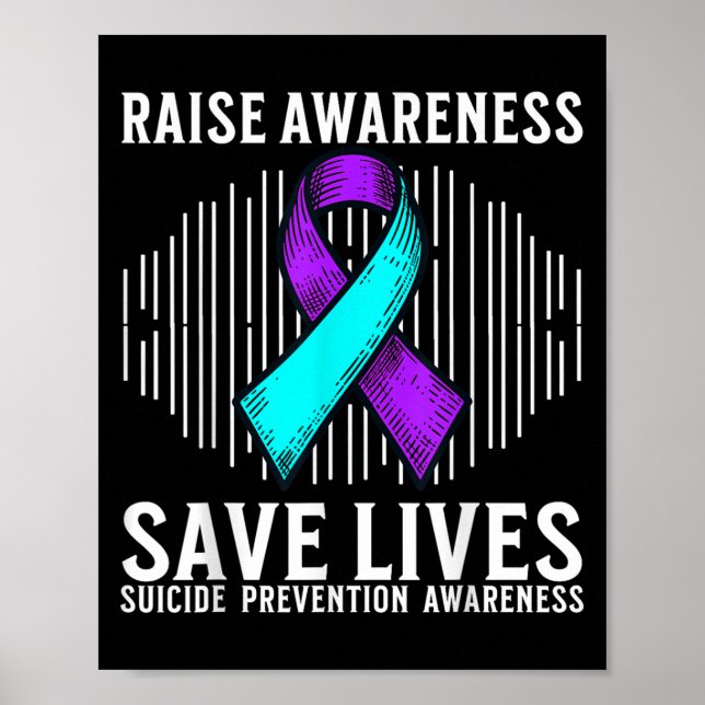 Póster Suicide Awareness Suprt Suicide Prevention Awarene (Frente)