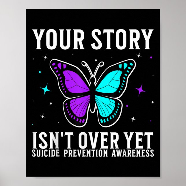 Póster Suicide Awareness Suprt Suicide Prevention Awarene (Frente)