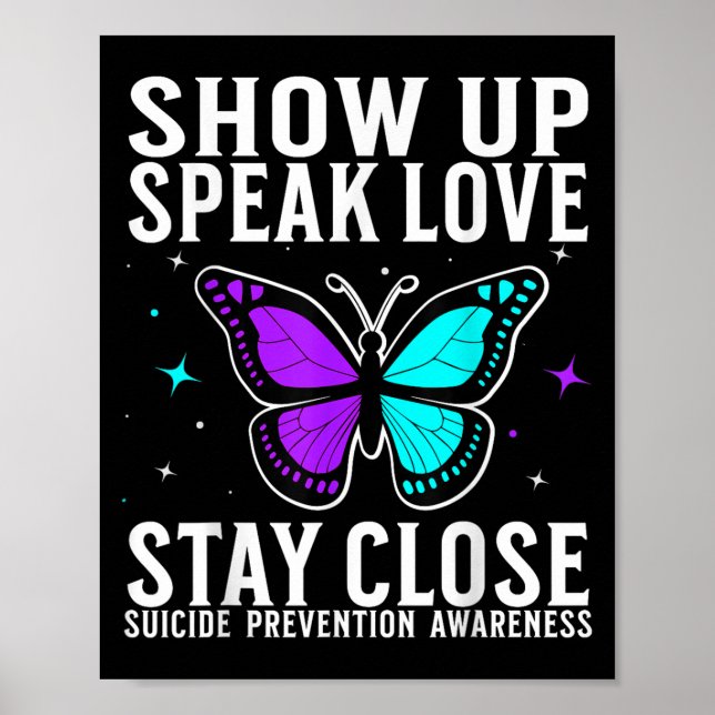 Póster Suicide Awareness Suprt Suicide Prevention Awarene (Frente)
