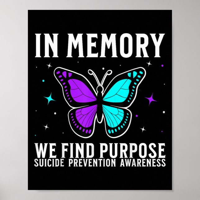 Póster Suicide Awareness Suprt Suicide Prevention Awarene (Frente)