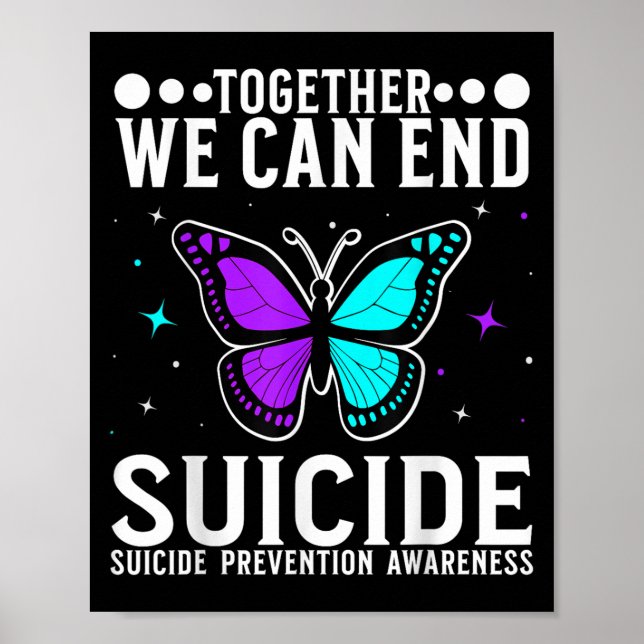 Póster Suicide Awareness Suprt Suicide Prevention Awarene (Frente)