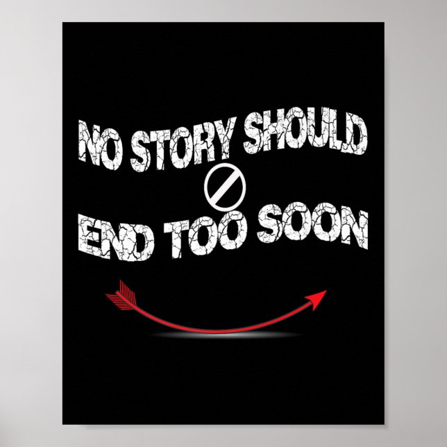 Póster Suicide Prevention Awareness ,no Story Should End  (Frente)