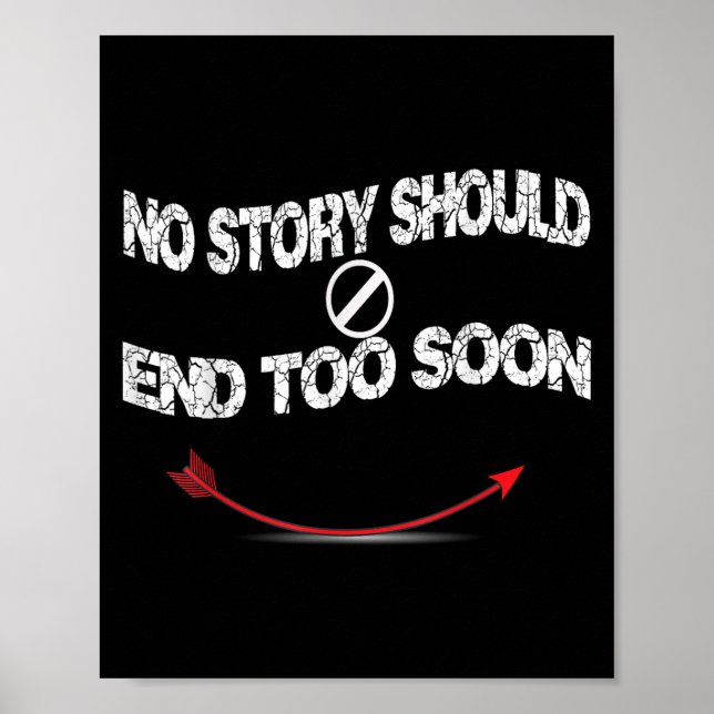 Póster Suicide Prevention Awareness ,no Story Should End  (Frente)