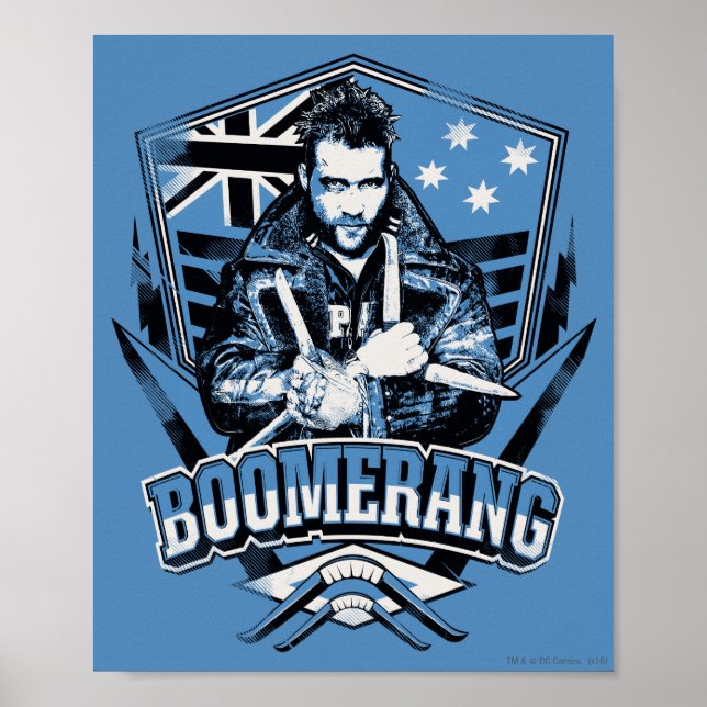 Póster Suicide Squad | Boomerang Badge (Frente)