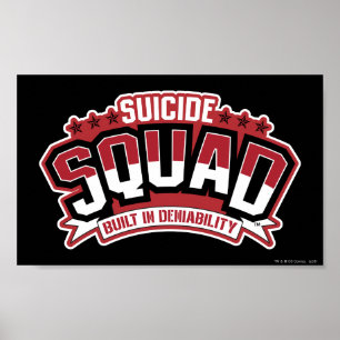 Póster Suicide Squad Built In Deniability
