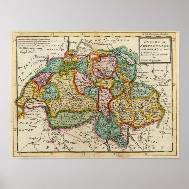 Póster Suisse or Switzerland (Frente)