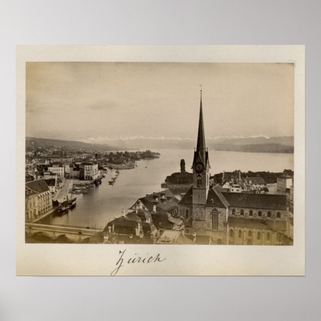 Póster Suiza 1908, Zurich (Frente)