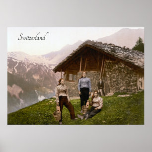 Póster Suiza (c. 1900)