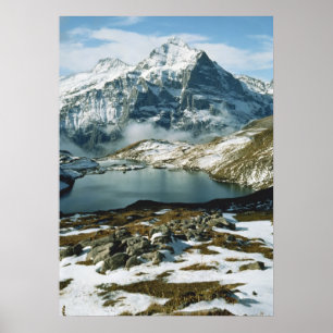 Póster Suiza, Grindelwald, Alpes Berneses, Vista