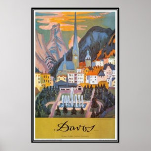 Póster Suiza Vintage -