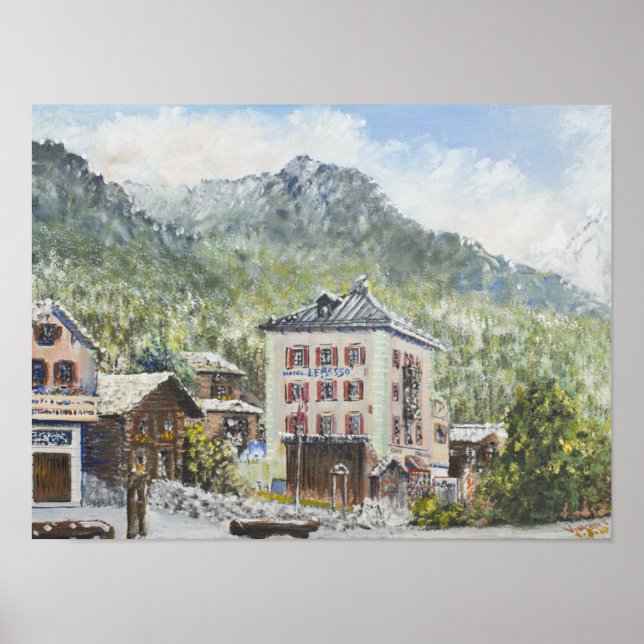 Póster Suiza zinal. 2007 (Frente)