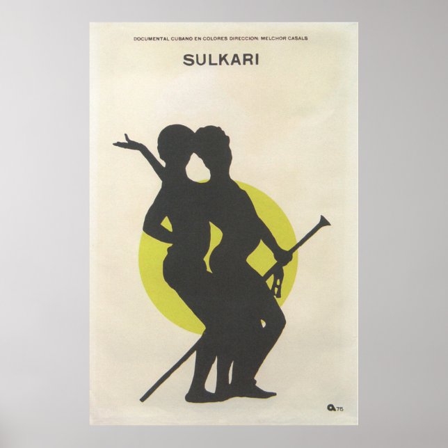 Póster Sulkari (Cuba) Poster de cine cubano (Frente)