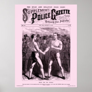 Póster Sullivan Ryan, poster de la Gaceta de Policía