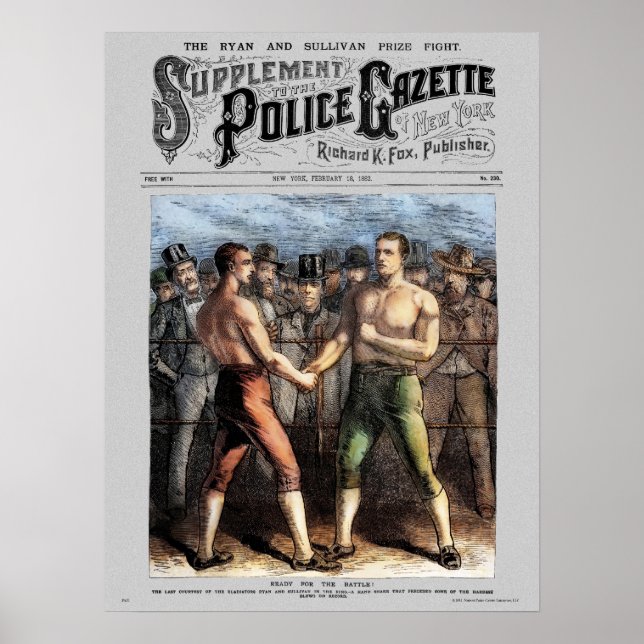 Póster Sullivan Ryan, poster del Boletín de Policía (colo (Frente)