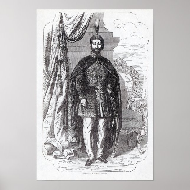 Póster Sultan Abdul Medjid (Frente)