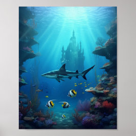Póster Sumérgete en el misterio