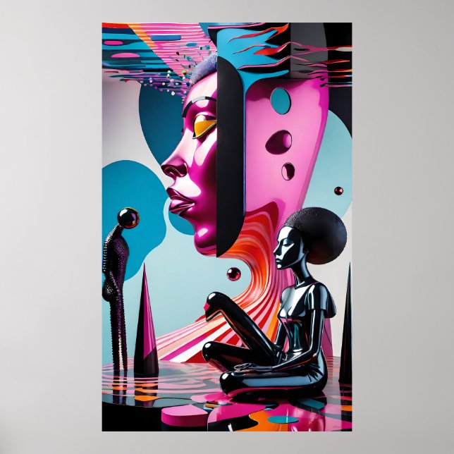 Póster Sumergida en el nuevo mundo (Frente)