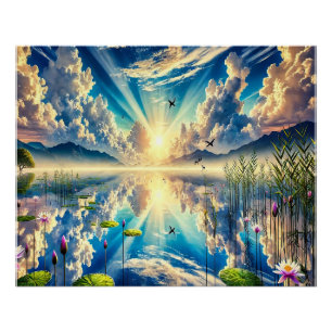 Póster ¡🌿 sumergir tu equipo en la belleza de la natural