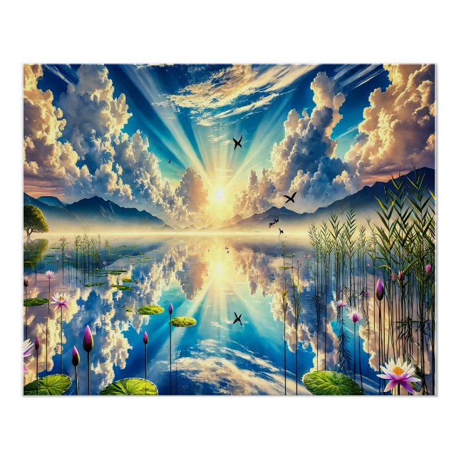 Póster ¡🌿 sumergir tu equipo en la belleza de la natural (Anverso)