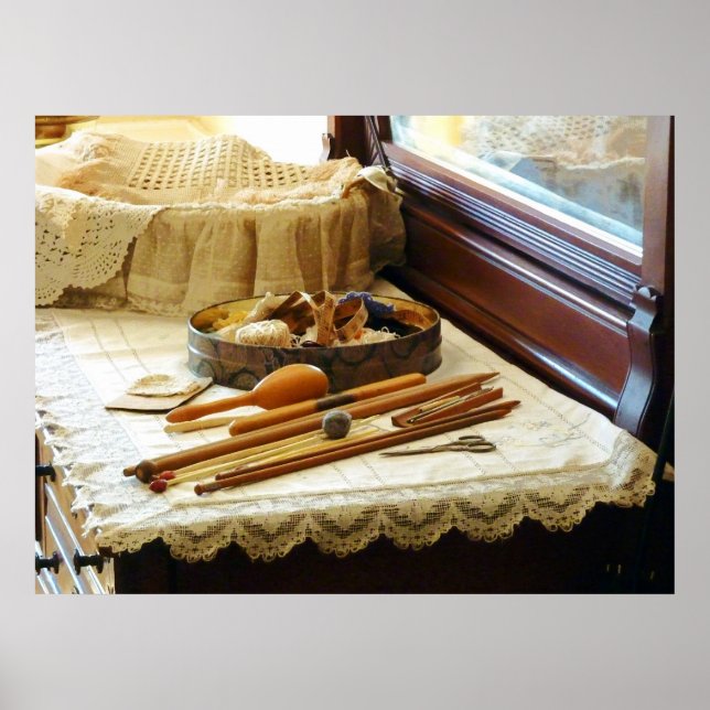 Póster Suministros de punto (Frente)