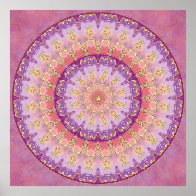 Póster Summer Berry Mandala Poster (Frente)