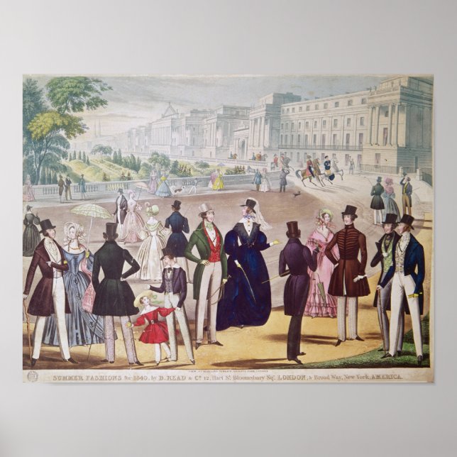Póster Summer Fashions for 1840 (Frente)