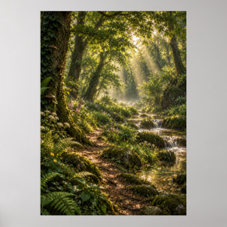 Póster Summer in the Fourfold Forest