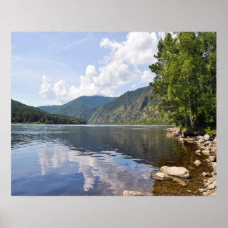 Póster Summer Landscape With River