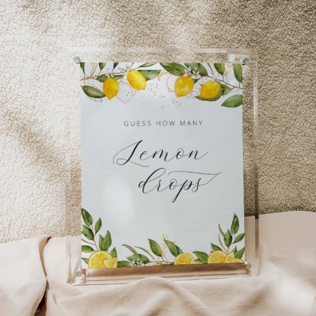 Póster Summer Lemon Baby Shower Cuántas Drogas De Limón (Subido por el creador)