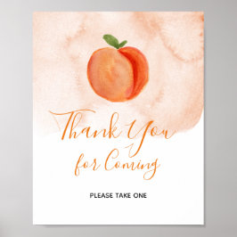 Póster Summer Peach Gracias por venir