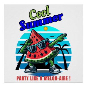 Póster Summer Tee   Camisa de vacaciones   Diseño de cami