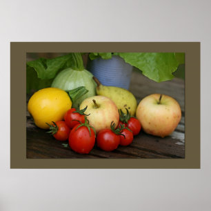 Póster Summer Vegetables Print