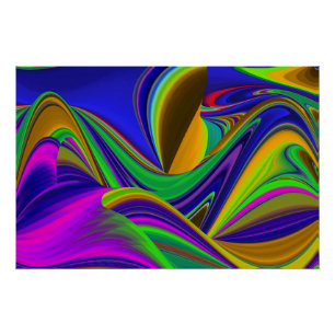 Póster Summerrainbow , Resumen del Rainbowart 3D