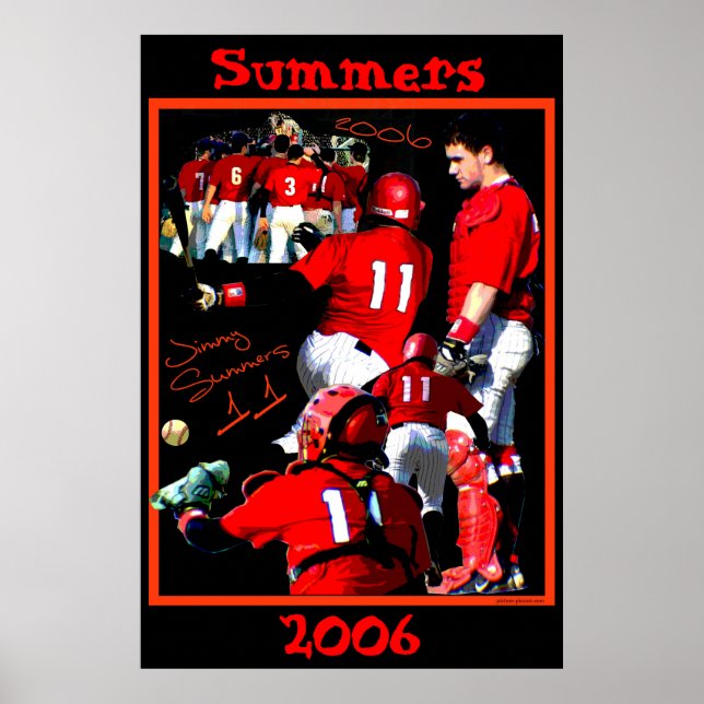 Póster Summers Poster de Béisbol Freshman (Frente)