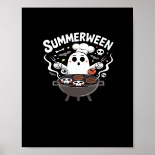 Póster Summerween BBBQ Funny