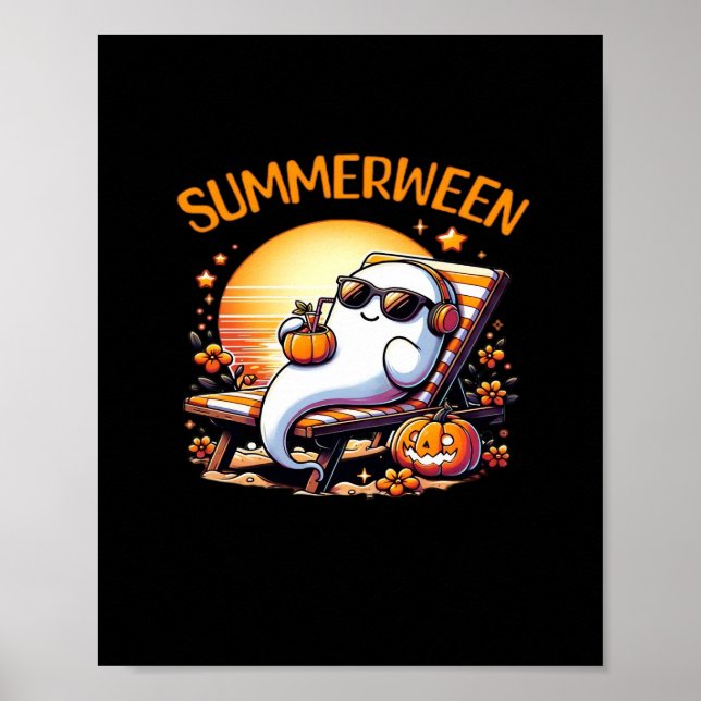 Póster Summerween Cute Spooky Summer (Frente)