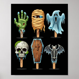 Póster Summerween Horror Películas De Verano Popsicle Hal