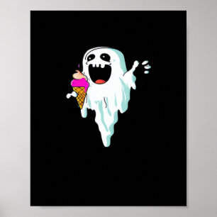 Póster Summerween - Kawaii Con El Clásico De IceCream