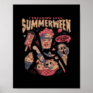 Póster Summerween - Películas de terror góticas divertida